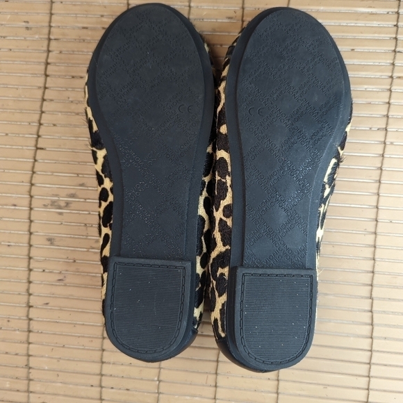 Vionic Spark "Pera" Flats Gold Chain Leopard Calf Hair Orthopedic Designed women - Picture 10 of 11